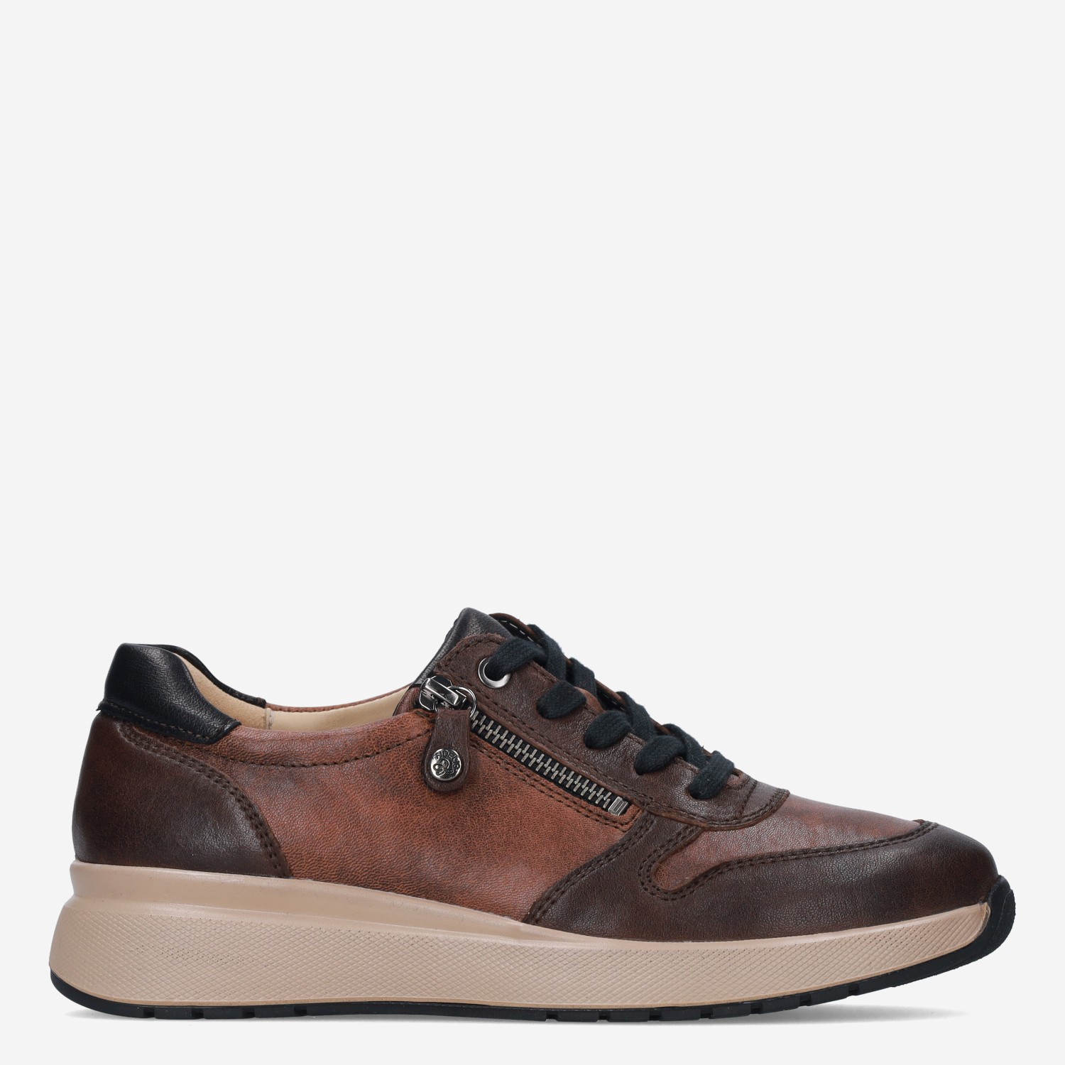 Multi Str D-Halbschuh Brown